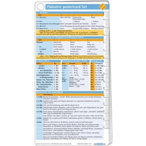 Pädiatrie pocketcard Set (4er) von Börm Bruckmeier