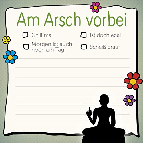 Am Arsch vorbei – Klebezettel Am Arsch vorbei – Klebezettel
