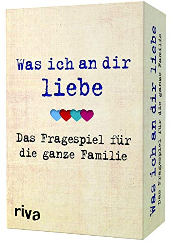 Was ich an dir liebe – Das Fragespiel für die ganze Familie: Liebevolle Fragen für unterhaltsame Momente. Das perfekte Geschenk zu Weihnachten, Geburtstag, Muttertag und Vatertag