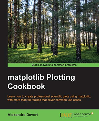 Matplotlib Plotting Cookbook von Packt Publishing