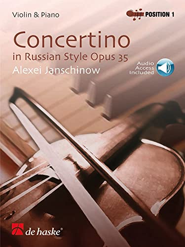 Concertino in Russian Style Opus 35: Audio-Online zum Üben und Mitspielen (Play-Along und Demo). Schwierigkeitsgrad: leicht