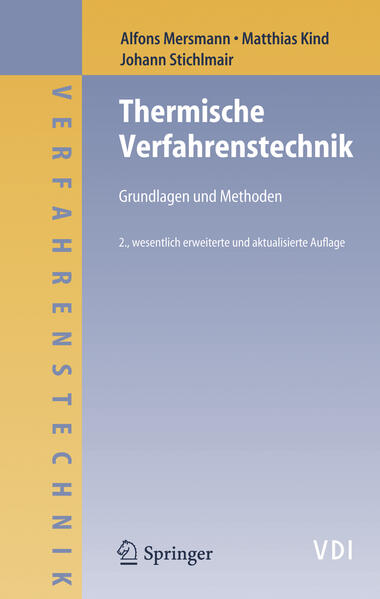 Thermische Verfahrenstechnik von Springer Berlin Heidelberg