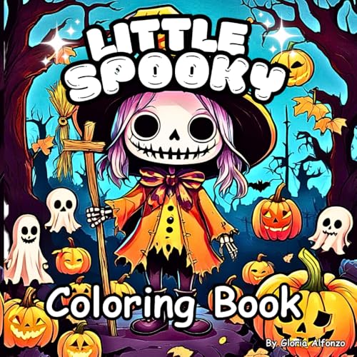 Little Spooky Coloring: Book for Adults and Teens/ 40 Cute Halloween designs/ Creepy Creatures/ Activity for Fun and Relaxation Little Spooky Coloring: Book for Adults and Teens/ 40 Cute Halloween designs/ Creepy Creatures/ Activity for Fun and Relaxation von Independently published