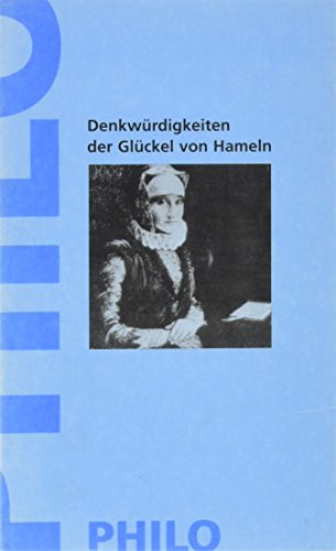 Denkwürdigkeiten der Glückel von Hameln. von Philo Fine Arts