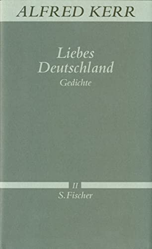 Liebes Deutschland: Gedichte von FISCHER, S.