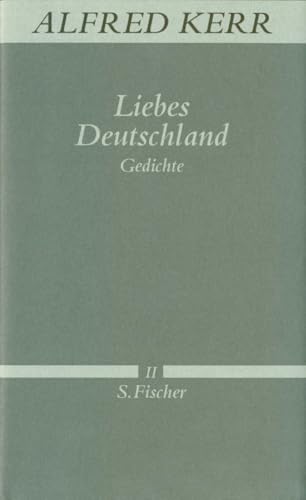 Liebes Deutschland: Gedichte von FISCHERVERLAGE