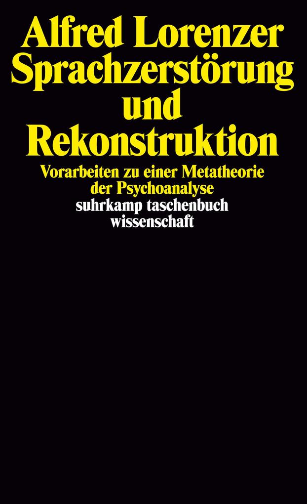 Sprachzerstörung und Rekonstruktion von Suhrkamp Verlag AG