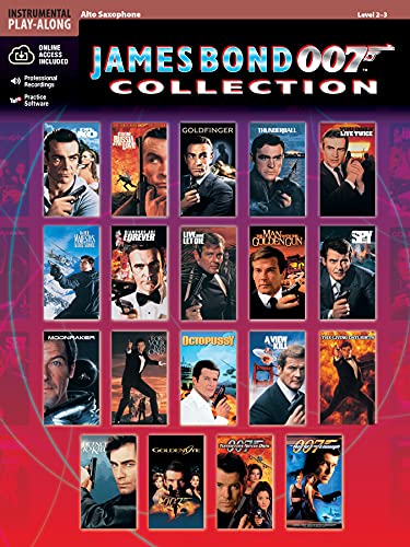James Bond 007 Collection: Alto Sax Book & Online Audio/Software von Alfred Publishing
