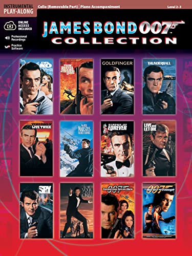 James Bond 007 Collection. Violoncello, Klavier: Violoncello/Cello, Klavierbegleitung (incl. CD) von ALFRED PUBLISHING