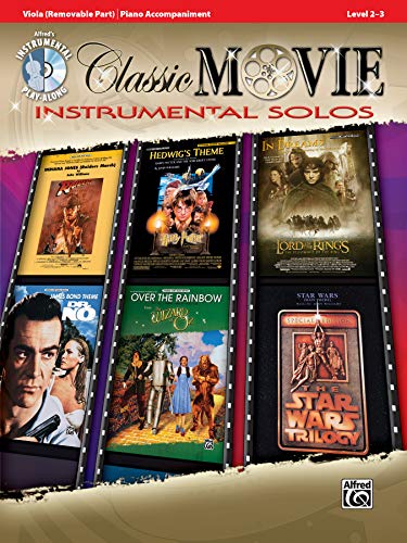 Classic Movie Instrumental Solos for Strings: Viola / Piano Accompaniment (incl. CD) (Pop Instrumental Solo Series)