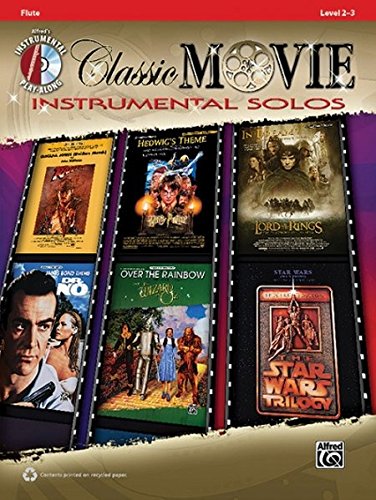 Classic Movie Instrumental Solos: Flute (incl. CD) (Alfred's Instrumental Play-Along) von Alfred Music