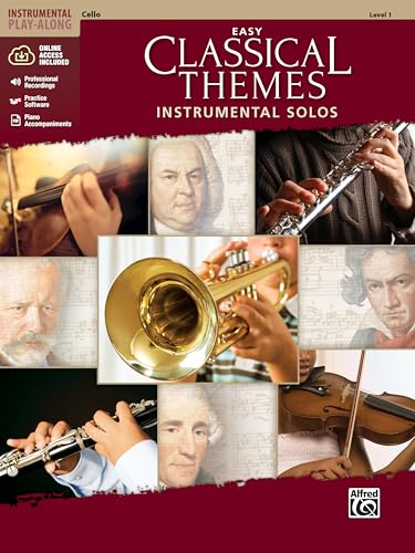 Easy Classical Themes Instrumental Solos: Cello (incl. CD) (Instrumental Solos, Level 1)