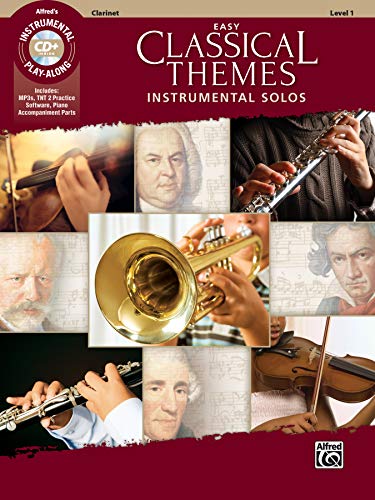 Easy Classical Themes Instrumental Solos: Clarinet (incl. CD): Clarinet, Book & CD von Alfred Music