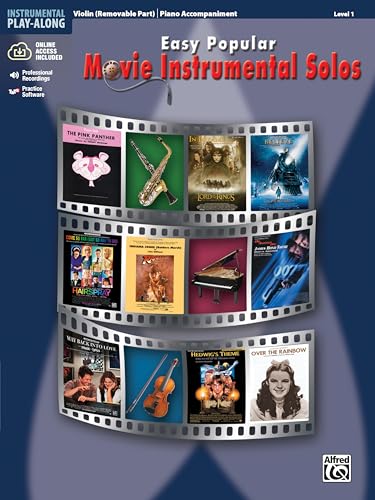 Easy Popular Movie Instrumental Solos (for Strings): Violin / Piano Accompaniment (incl. CD) (Pop Instrumental Solo Series)