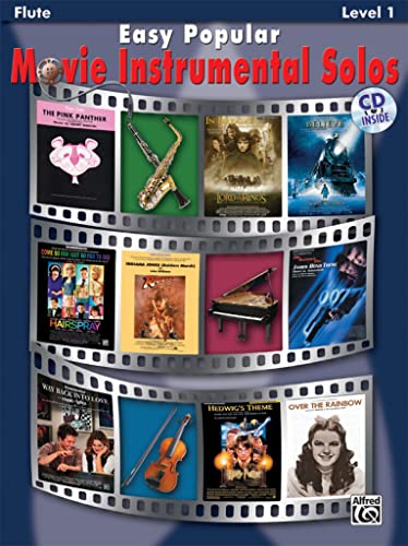 Easy Popular Movie Instrumental Solos: Flute (incl. CD): Flute (incl. Online Code) (Easy Instrumental Solos) von Alfred Music