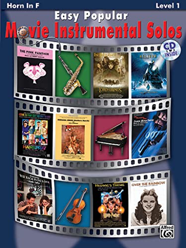 Easy Popular Movie Instrumental Solos: Horn in F (incl. Online Code) (Easy Popular Movie Instrumental Solo Series)