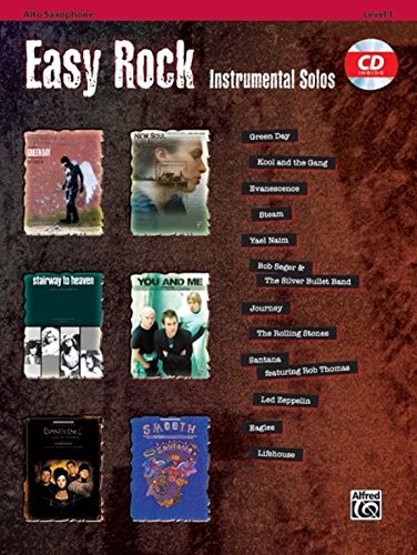 Easy Rock Instrumental Solos, Level 1: Alto Saxophone  (incl. CD)