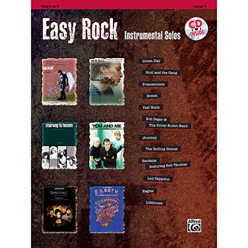 Easy Rock Instrumental Solos, Level 1: Horn in F (incl. CD)