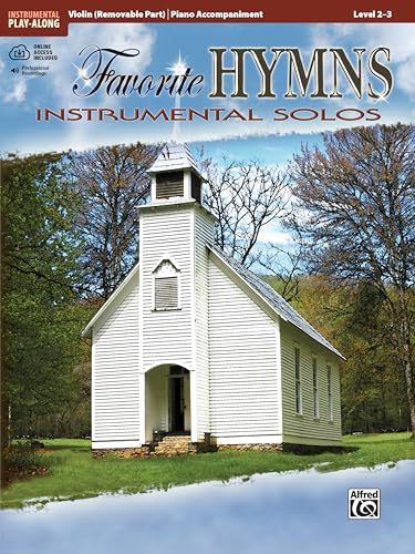 Favorite Hymns: Instrumental Solos for Strings (incl. Online Code) (Alfred's Instrumental Play-along)
