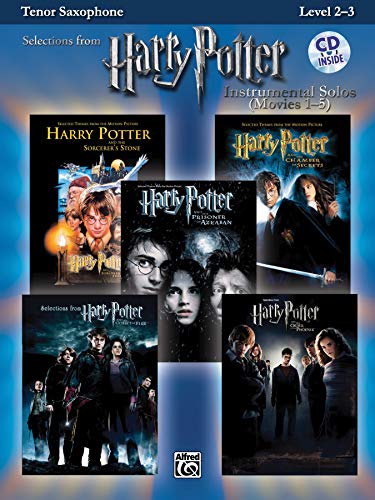 Harry Potter Instrumental Solos (Movies 1-5) - Level 2-3: Tenor Saxophone (incl. CD) (Pop Instrumental Solo Series)