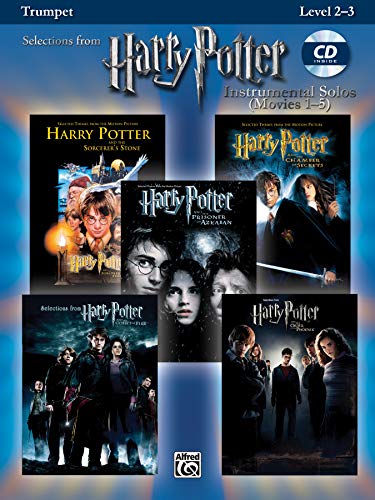 Harry Potter Movies 1-5, w. Audio-CD, for Trumpet (Harry Potter Instrumental Solos (Movies 1-5): Level 2-3): Trumpet (incl. CD) (Hary Potter Instrumental Solos)