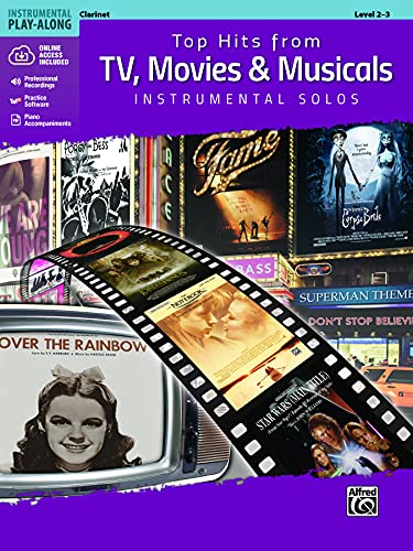 Top Hits from TV, Movies & Musicals Instrumental Solos: Clarinet (incl. CD) (Top Hits Instrumental Solos) von Alfred Music