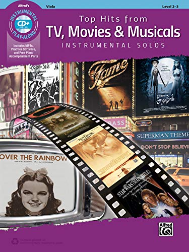 Top Hits from TV, Movies & Musicals Instrumental Solos - Viola (incl. CD): Viola, Book & CD (Top Hits Instrumental Solos)