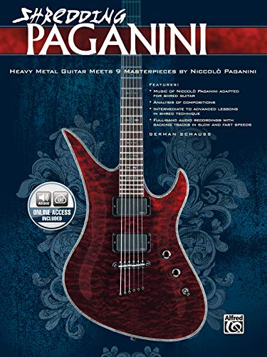 Shredding Paganini: Heavy Metal Guitar Meets 9 Masterpieces by Niccolo Paganini (incl.Online Audio) (National Guitar Workshop) von Alfred Music Publishing GmbH