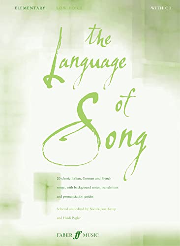 The Language of Song -- Elementary: Low Voice (Faber Edition)