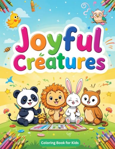joyful creatures, Big Animals Coloring Book for Kids: 100 Easy & Fun Coloring Pages for Toddlers, Preschool & Kindergarten | Big Coloring Book for Boys & Girls Ages 2-6" von Independently published