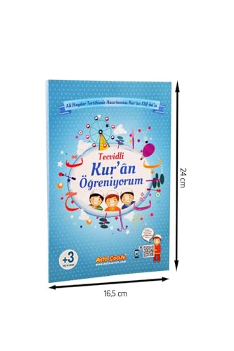 Tecvidli Kur'an Öğreniyorum (Mavi) (Kod:Ayfa161M)