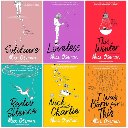 Alice Oseman Collection 6 Books Set (Solitaire, Loveless, This Winter, Radio Silence, Nick and Charlie, I Was Born for This) - Alice Oseman