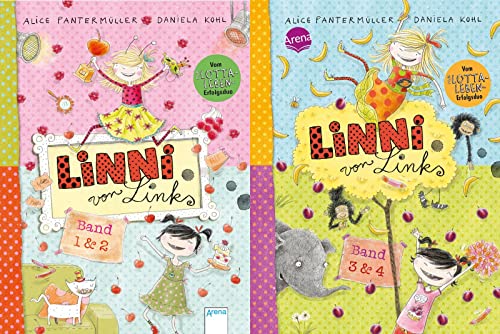 Linni von Links Band 1-4 in 2 Doppelbänden + 1 exklusives Postkartenset