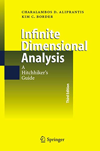 Infinite Dimensional Analysis: A Hitchhiker's Guide von Springer