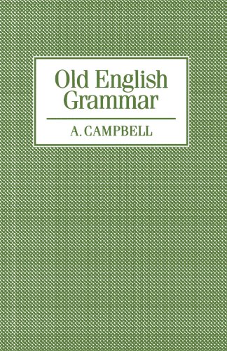 Old English Grammar von Oxford University Press, U.S.A.