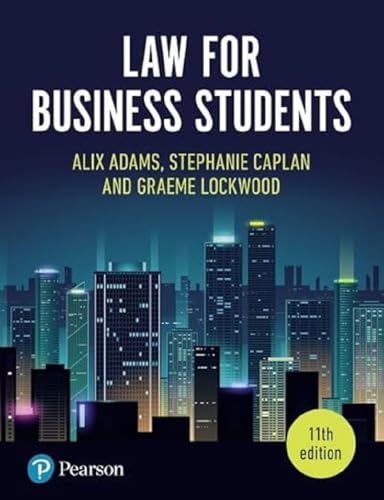 Law for Business Students von Pearson Education Limited