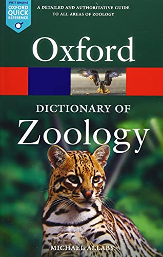 A Dictionary of Zoology (Oxford Quick Reference)