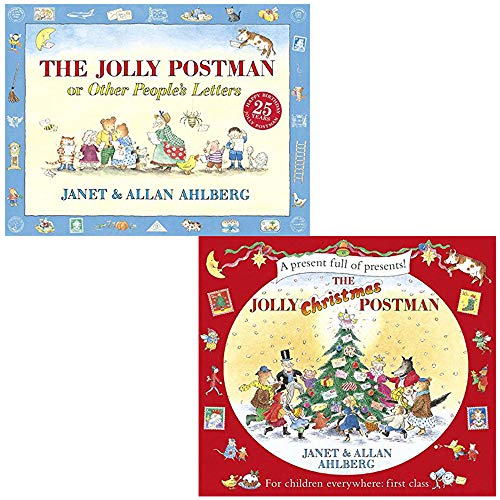The Jolly Postman & The Jolly Christmas Postman By Allan Ahlberg and Janet Ahlberg 2 Books Collection Set