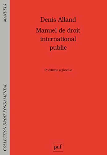 Manuel de droit international public