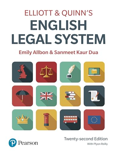 Elliott & Quinn's English Legal System Elliott & Quinn's English Legal System von Pearson