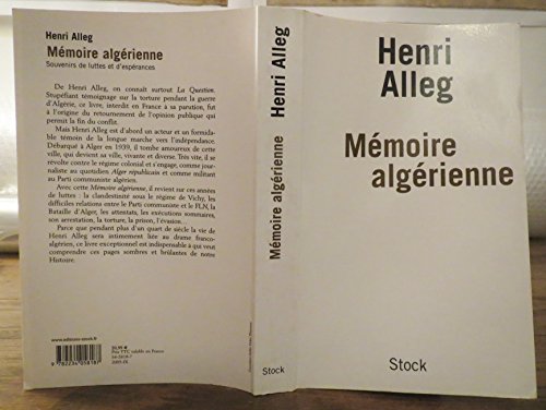 Memoire Algerienne: Souvenirs de luttes et d'espérances Memoire Algerienne: Souvenirs de luttes et d'espérances von STOCK