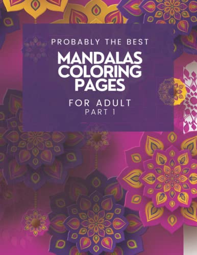 Mandala Coloring Pages Part 1: Book For Adults von Independently published