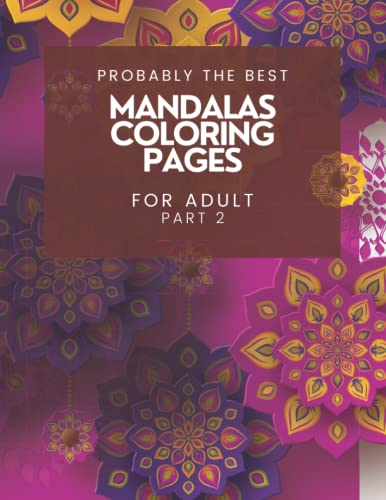Mandala Coloring Pages Part2: Adult Coloring Book von Independently published