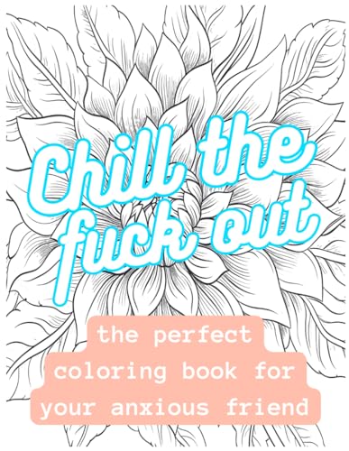 Chill The Fuck Out: The Perfect Coloring Book For Your Anxious Friend von Independently published