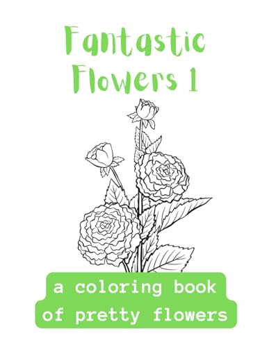 Fantastic Flowers 1: A Coloring Book Of Fantastic Flowers von Independently published