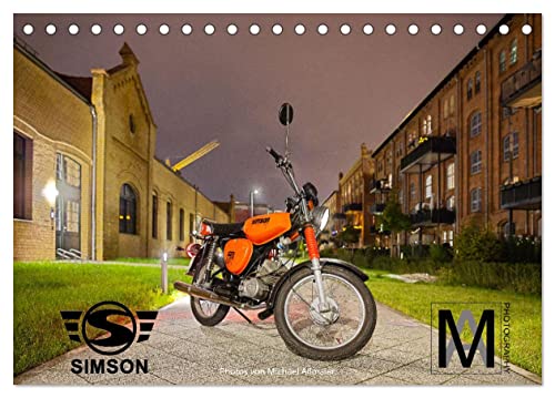 Simson S51c (Tischkalender 2024 DIN A5 quer), CALVENDO Monatskalender von CALVENDO