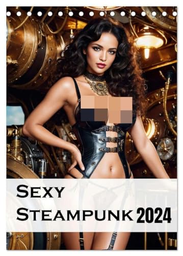 Sexy Steampunk (Tischkalender 2025 DIN A5 hoch), CALVENDO Monatskalender von CALVENDO