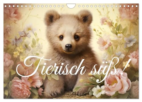 Tierisch süß! (Wandkalender 2025 DIN A4 quer), CALVENDO Monatskalender von CALVENDO