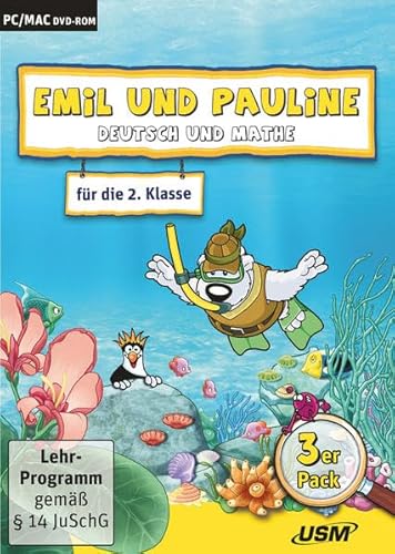 Emil und Pauline 3 in 1 Bundle - Deutsch und Mathe für die 2. Klasse: In der Südsee 2.0; In der Tiefsee 2.0; In England Emil und Pauline 3 in 1 Bundle - Deutsch und Mathe für die 2. Klasse: In der Südsee 2.0; In der Tiefsee 2.0; In England