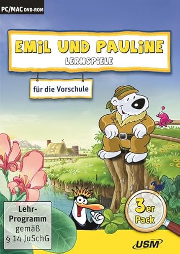 Emil und Pauline 3 in 1 Bundle - Lernspiele für die Vorschule: Emil und Pauline in der Stadt,... auf dem Bauernhof 2.0,... auf dem Land von United Soft Media